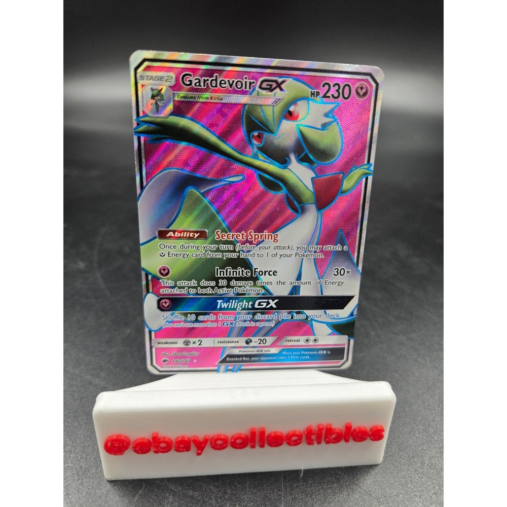 Pokemon Gardevoir GX 140/147 LP/NM Burning Shadows Full Art Ultra Rare Holo Card